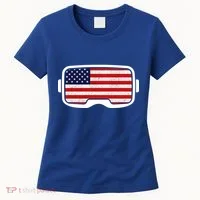 USA Retro Video Game Flag Women's T-Shirt thumb 0