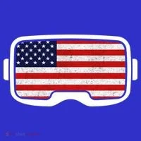 USA Retro Video Game Flag Women's T-Shirt thumb 6