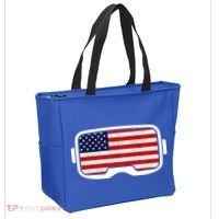 USA Retro Video Game Flag Tote Bag thumb 2