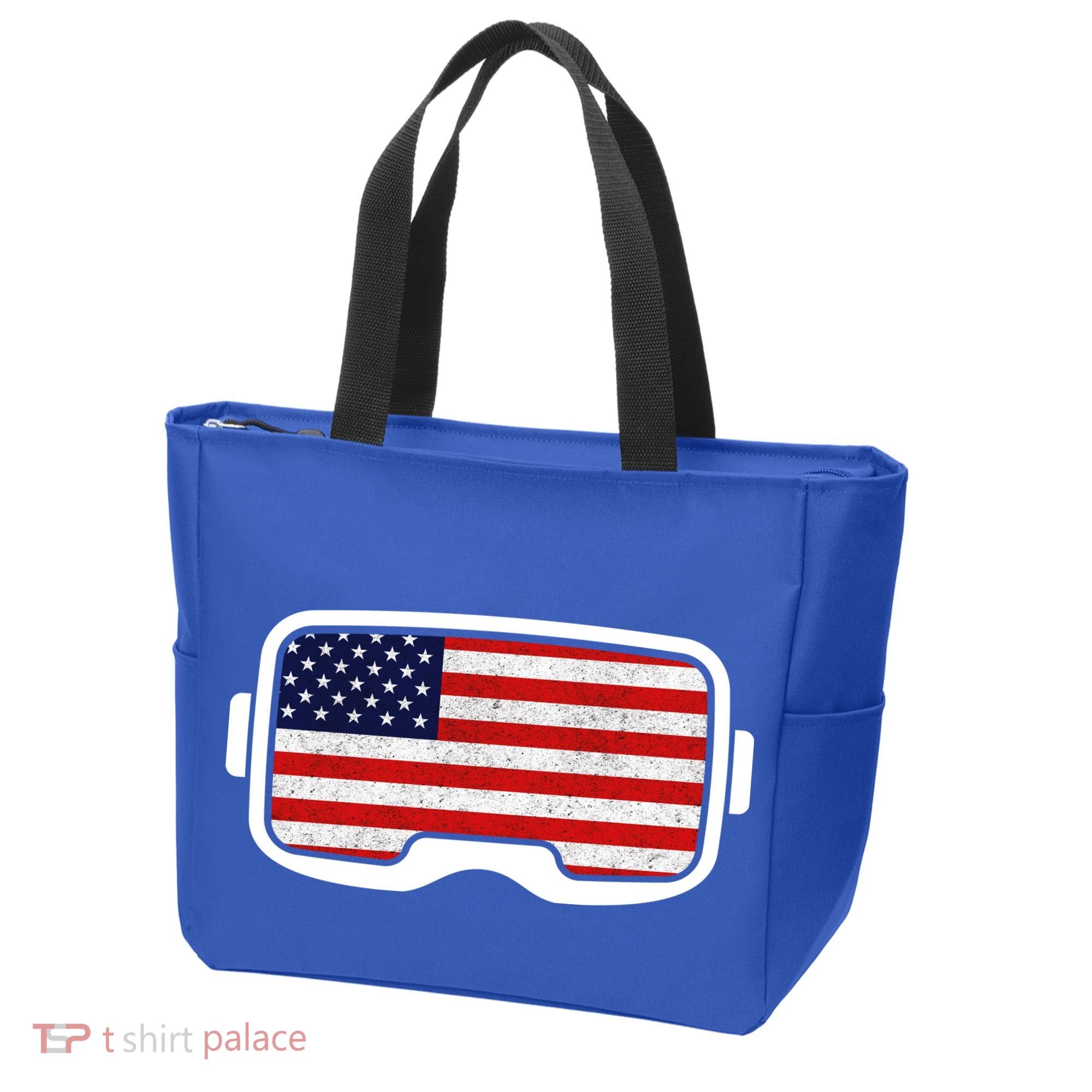 USA Retro Video Game Flag Tote Bag