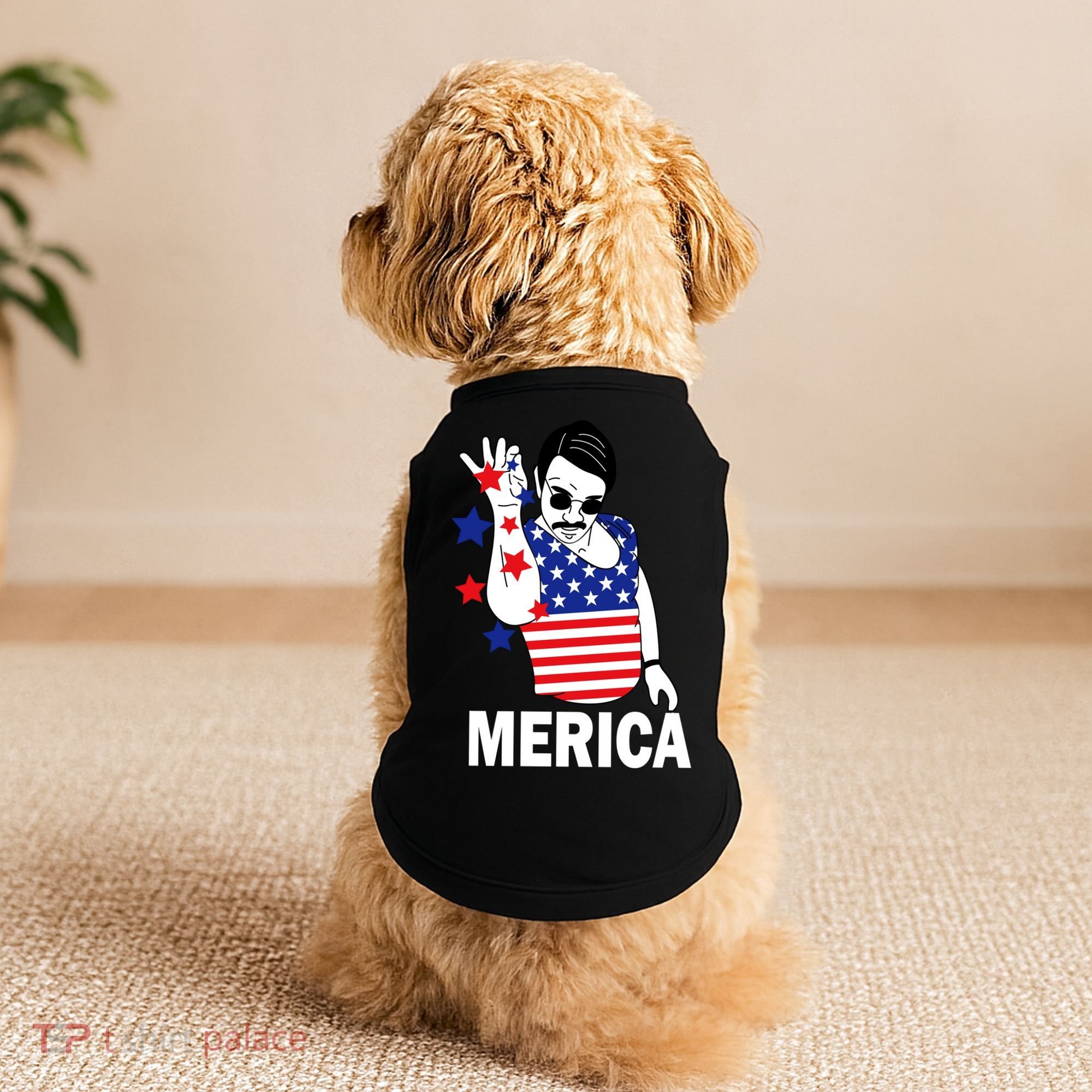 USA Salt Bae Merica Doggie Tank