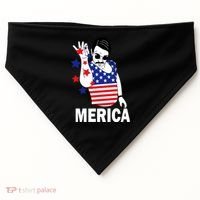 USA Salt Bae Merica USA-Made Doggie Bandana thumb 0