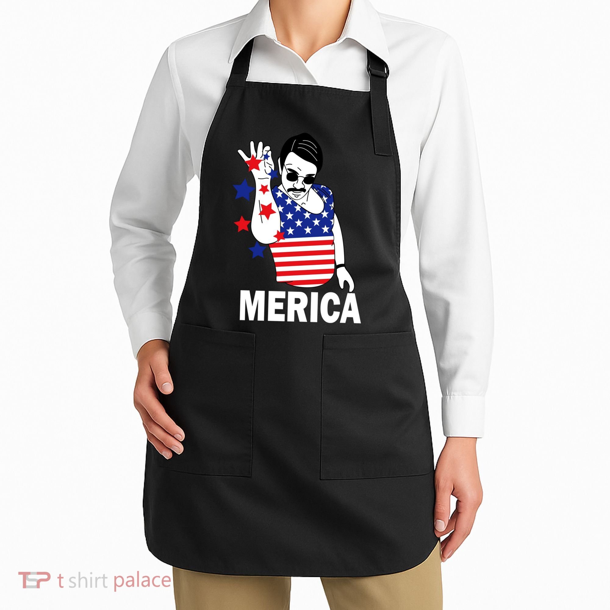 USA Salt Bae Merica Apron