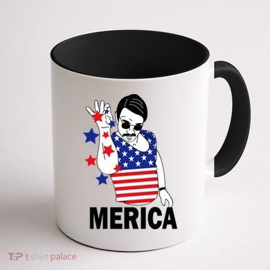 USA Salt Bae Merica Coffee Mug back