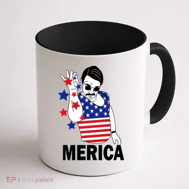 USA Salt Bae Merica Coffee Mug back