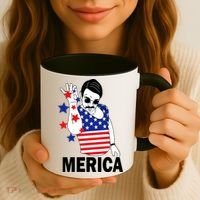 USA Salt Bae Merica Coffee Mug thumb 3
