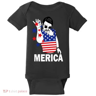 USA Salt Bae Merica Baby Bodysuit
