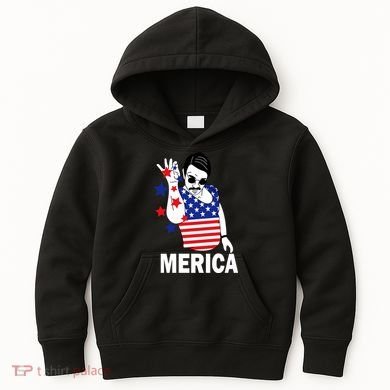 USA Salt Bae Merica Kids Hoodie