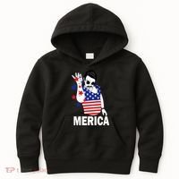 USA Salt Bae Merica Kids Hoodie thumb 0