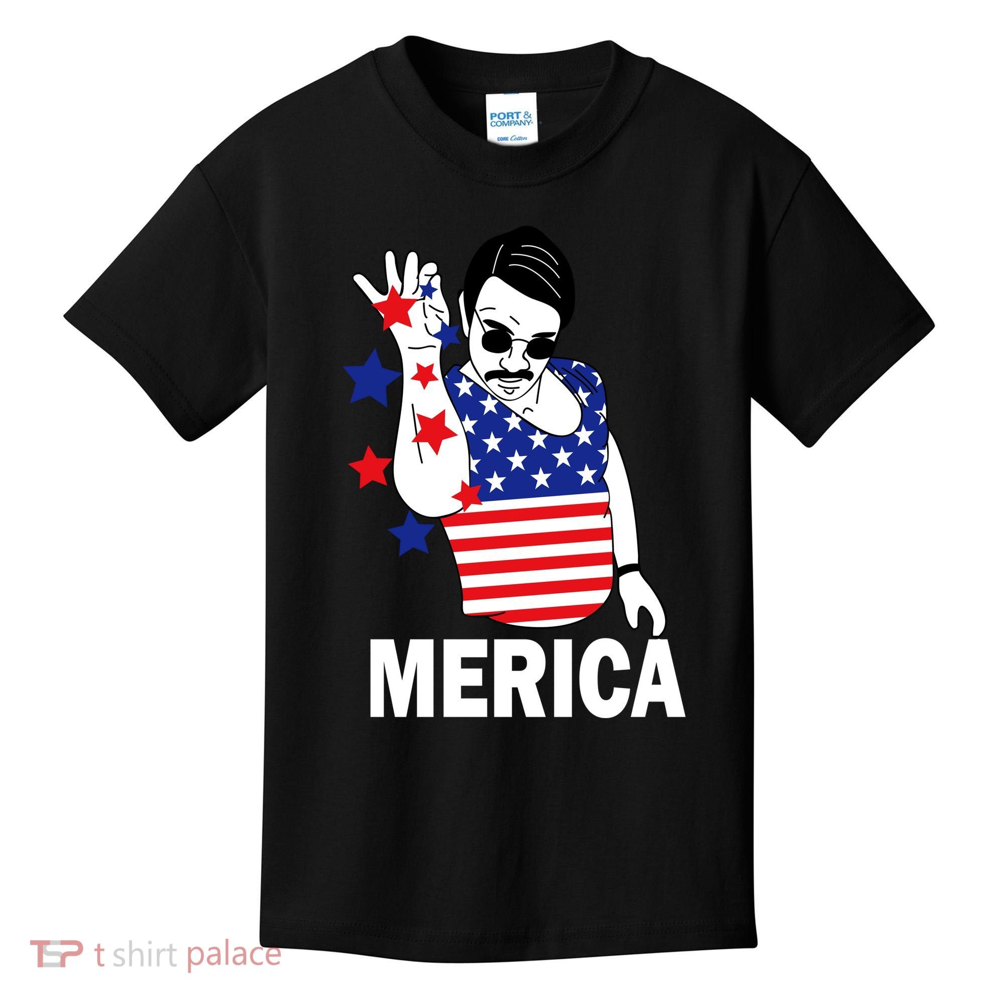 USA Salt Bae Merica Kids T-Shirt