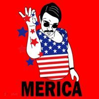 USA Salt Bae Merica Santa Hat thumb 1