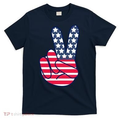 USA Simple Peace Sign T-Shirt