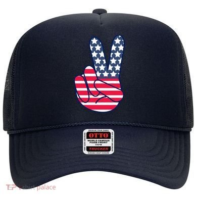 USA Simple Peace Sign Hat