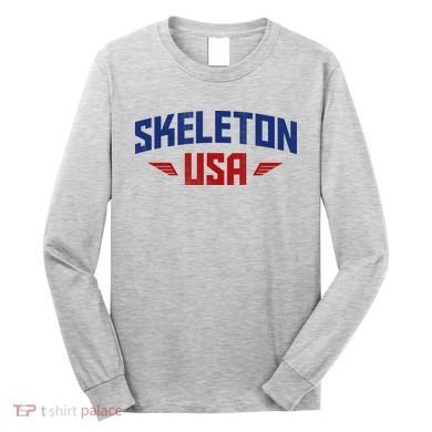 USA Skeleton Team Long Sleeve Shirt