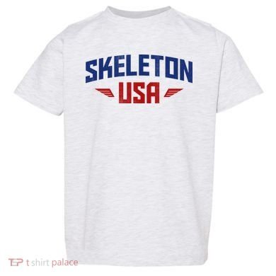 USA Skeleton Team Toddler T-Shirt