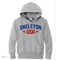 USA Skeleton Team Kids Hoodie thumb 0