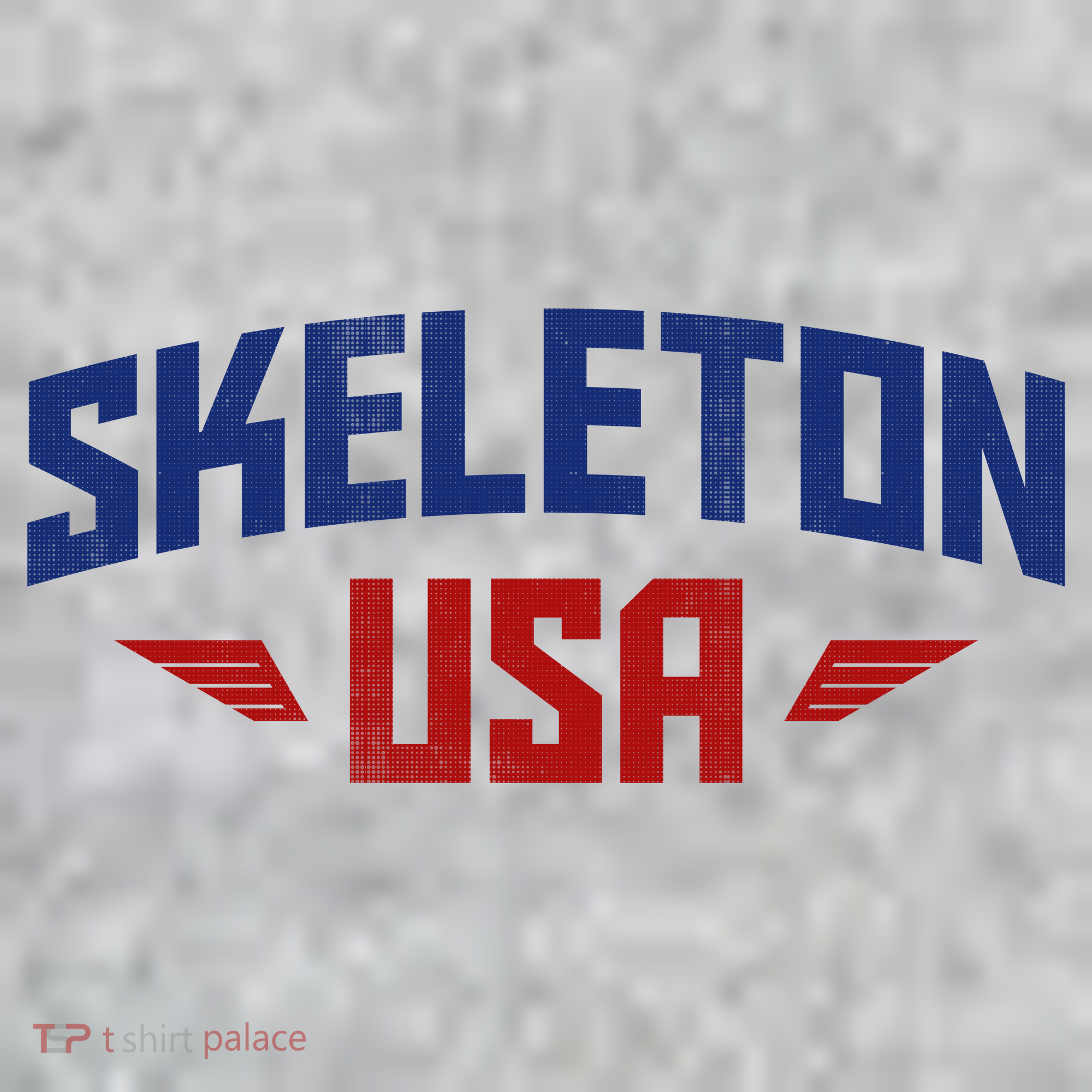 USA Skeleton Team Kids T-Shirt