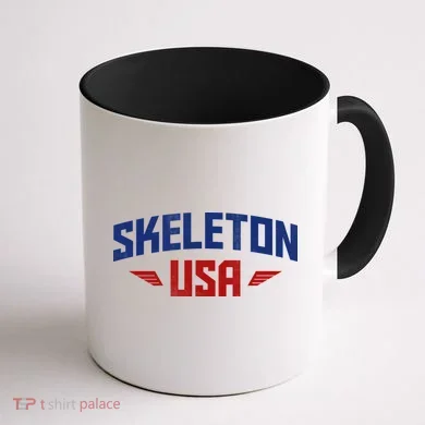 USA Skeleton Team Coffee Mug back