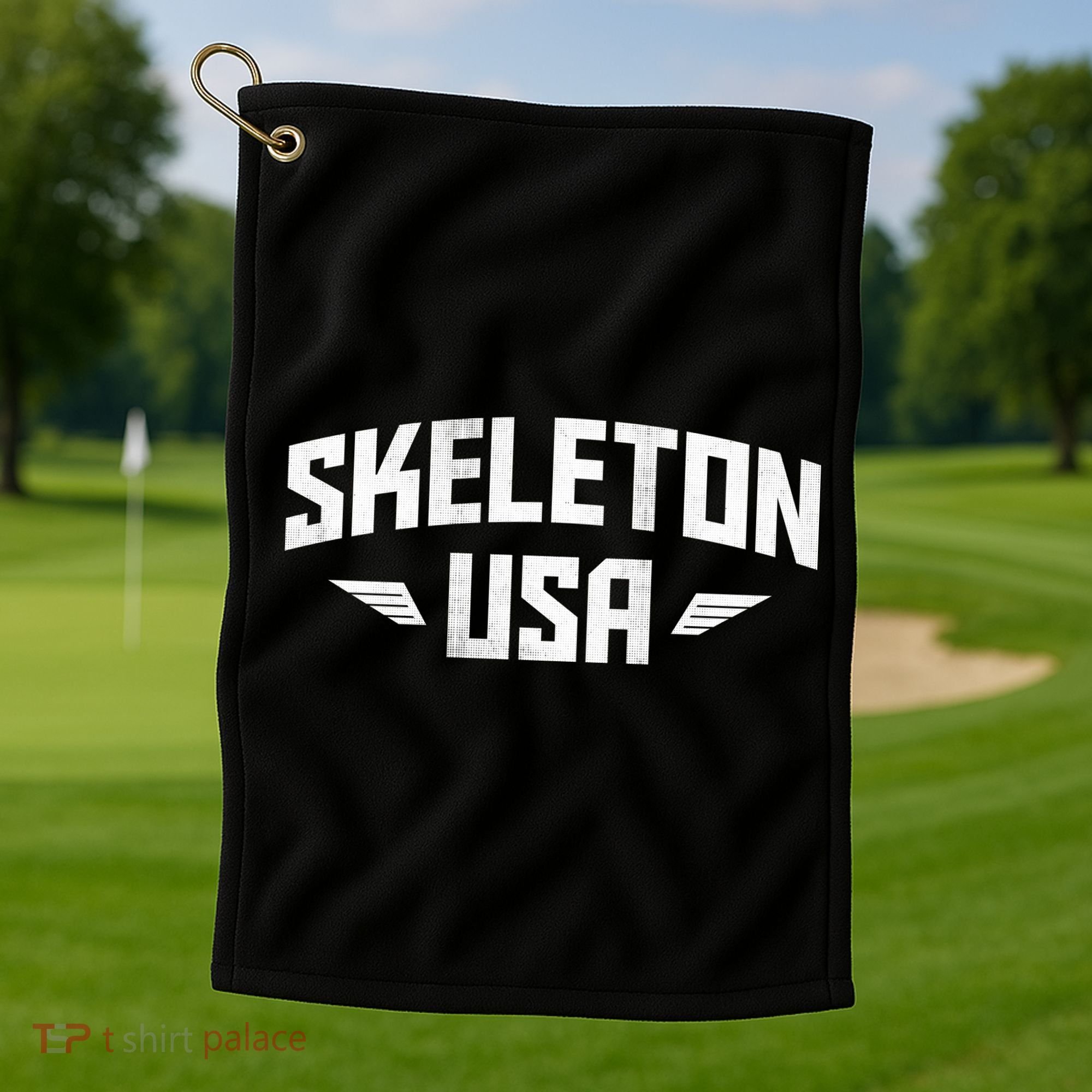USA Skeleton Team Golf Towel