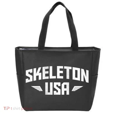 USA Skeleton Team Tote Bag