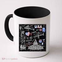 USA Sketch Coffee Mug thumb 0