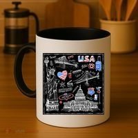 USA Sketch Coffee Mug thumb 4