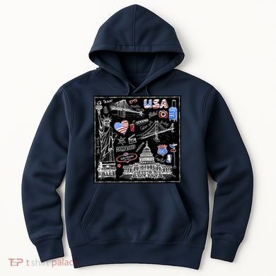 USA Sketch Hoodie