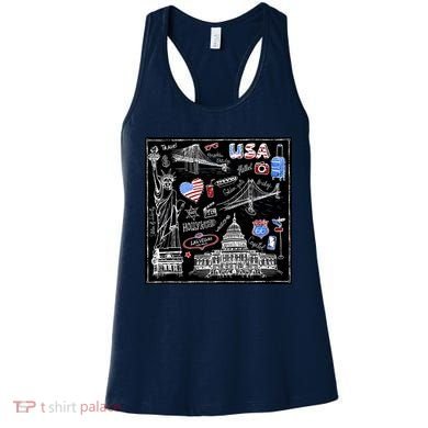 USA Sketch Women's Tank Top