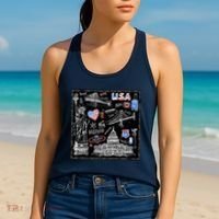 USA Sketch Women's Tank Top thumb 2