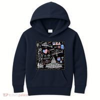 USA Sketch Kids Hoodie thumb 0