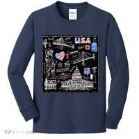 USA Sketch Kids Long Sleeve Shirt thumb 0