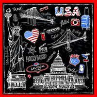 USA Sketch Santa Hat thumb 1