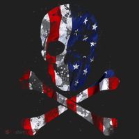 USA Skull Crossbone  Women's Sweatshirt thumb 2