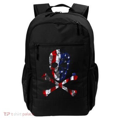 USA Skull Crossbone  Backpack