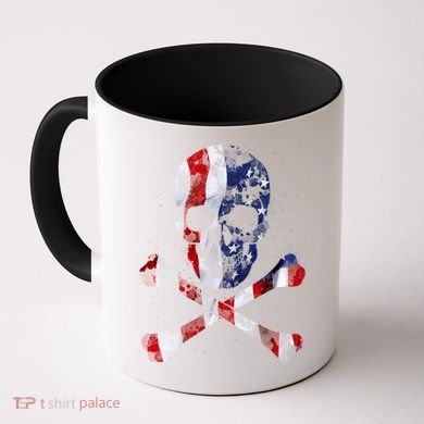 USA Skull Crossbone  Coffee Mug