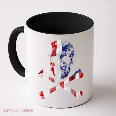 USA Skull Crossbone Coffee Mug