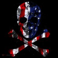 USA Skull Crossbone  Pajama Set thumb 2