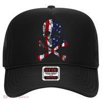 USA Skull Crossbone  Hat thumb 0