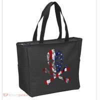 USA Skull Crossbone  Tote Bag thumb 2