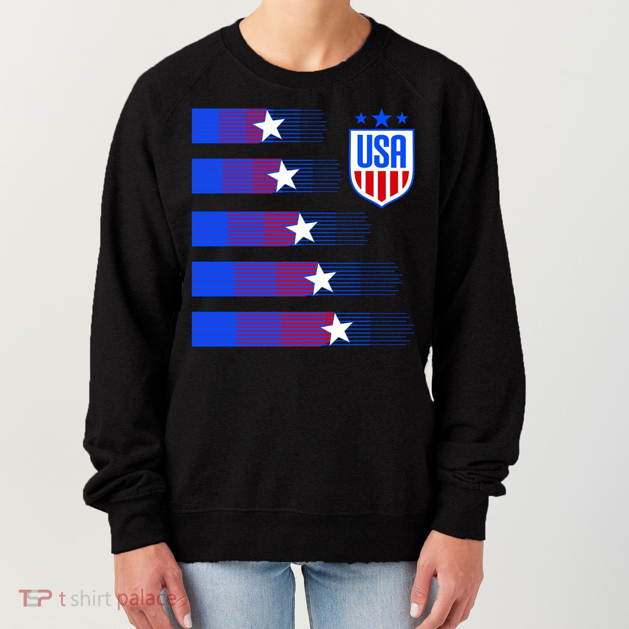 USA Soccer American Team Jersey Women's Sweatshirt