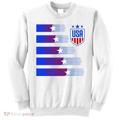USA Soccer American Team Jersey Sweatshirt