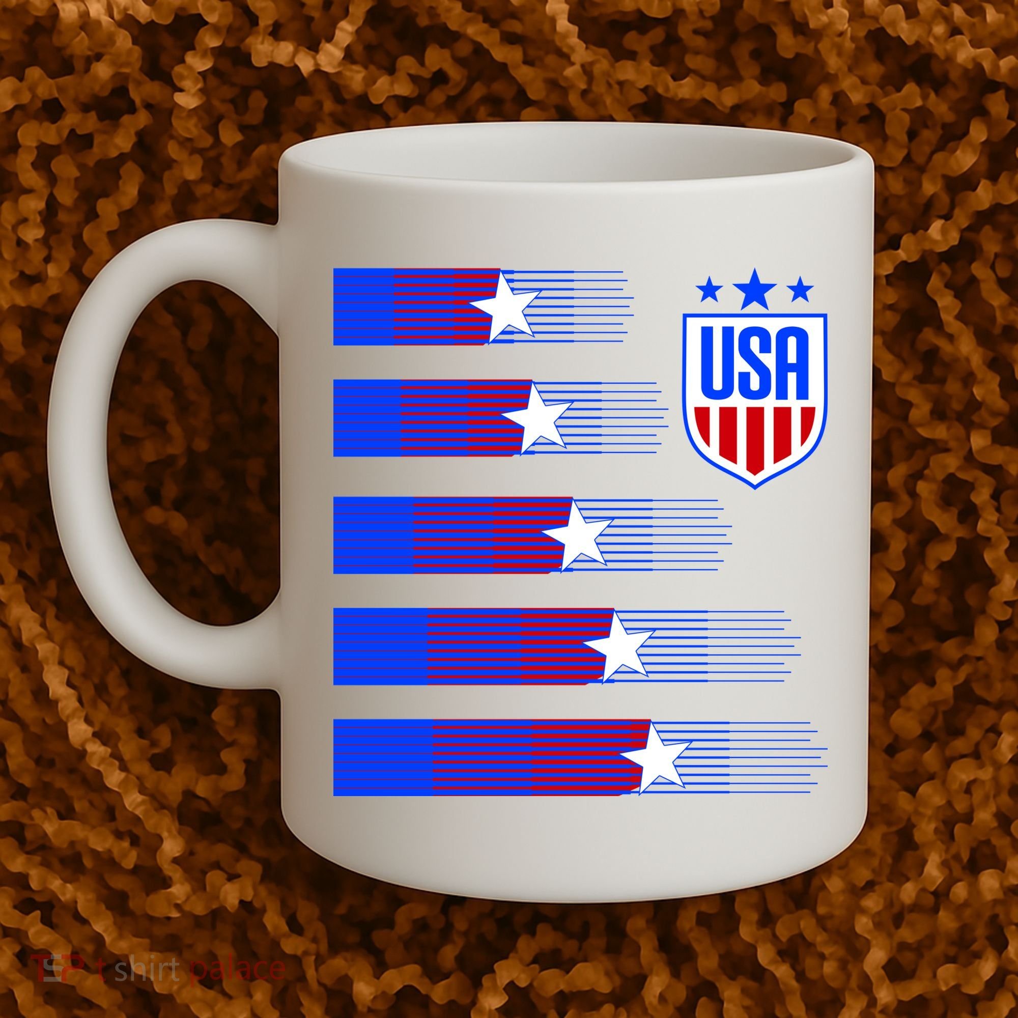 USA Soccer American Team Jersey Coffee Mug
