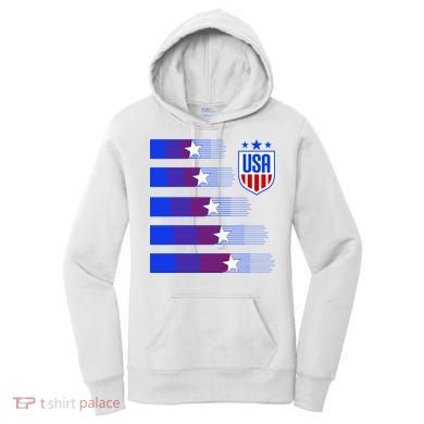 USA Soccer American Team Jersey Women's Hoodie