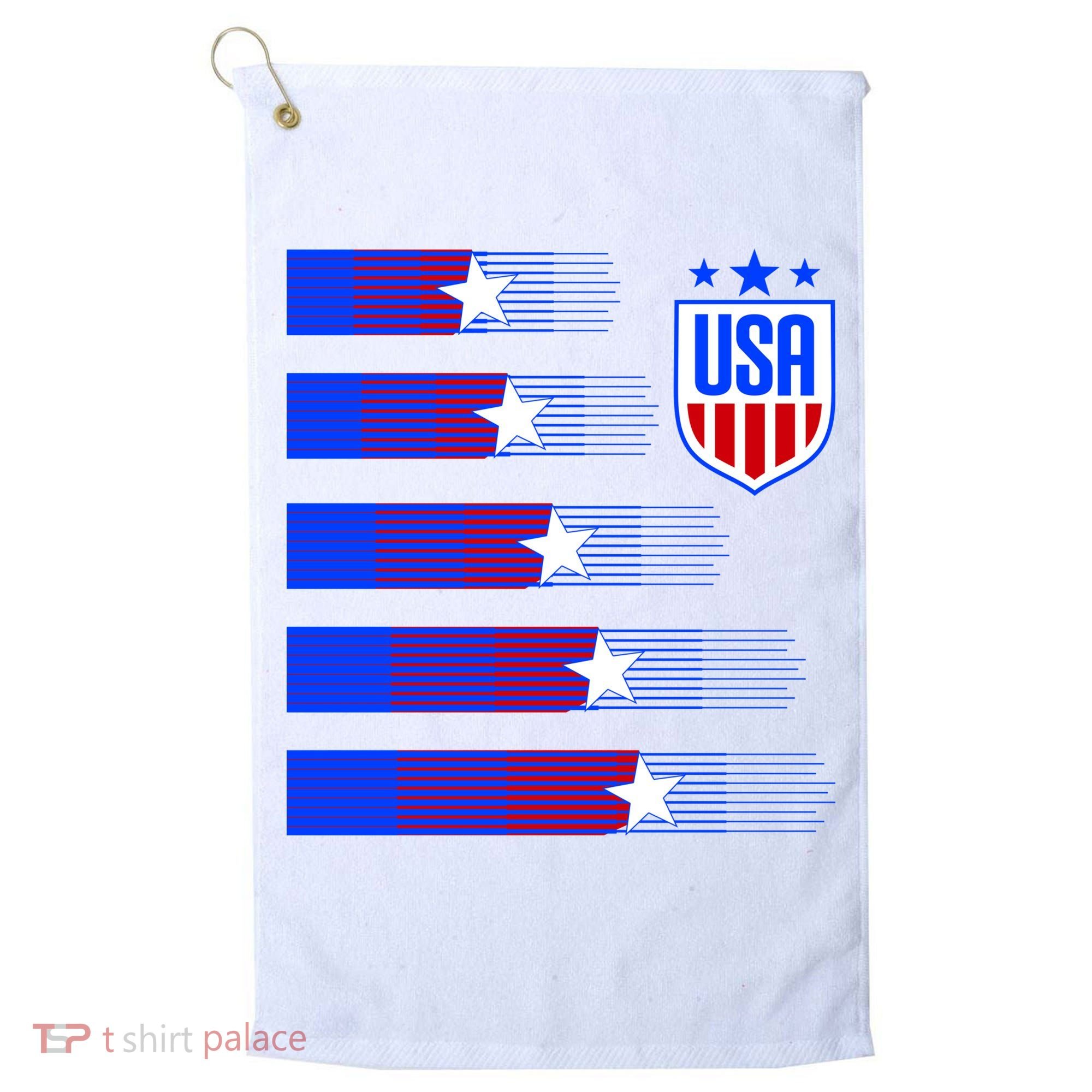 USA Soccer American Team Jersey Golf Towel