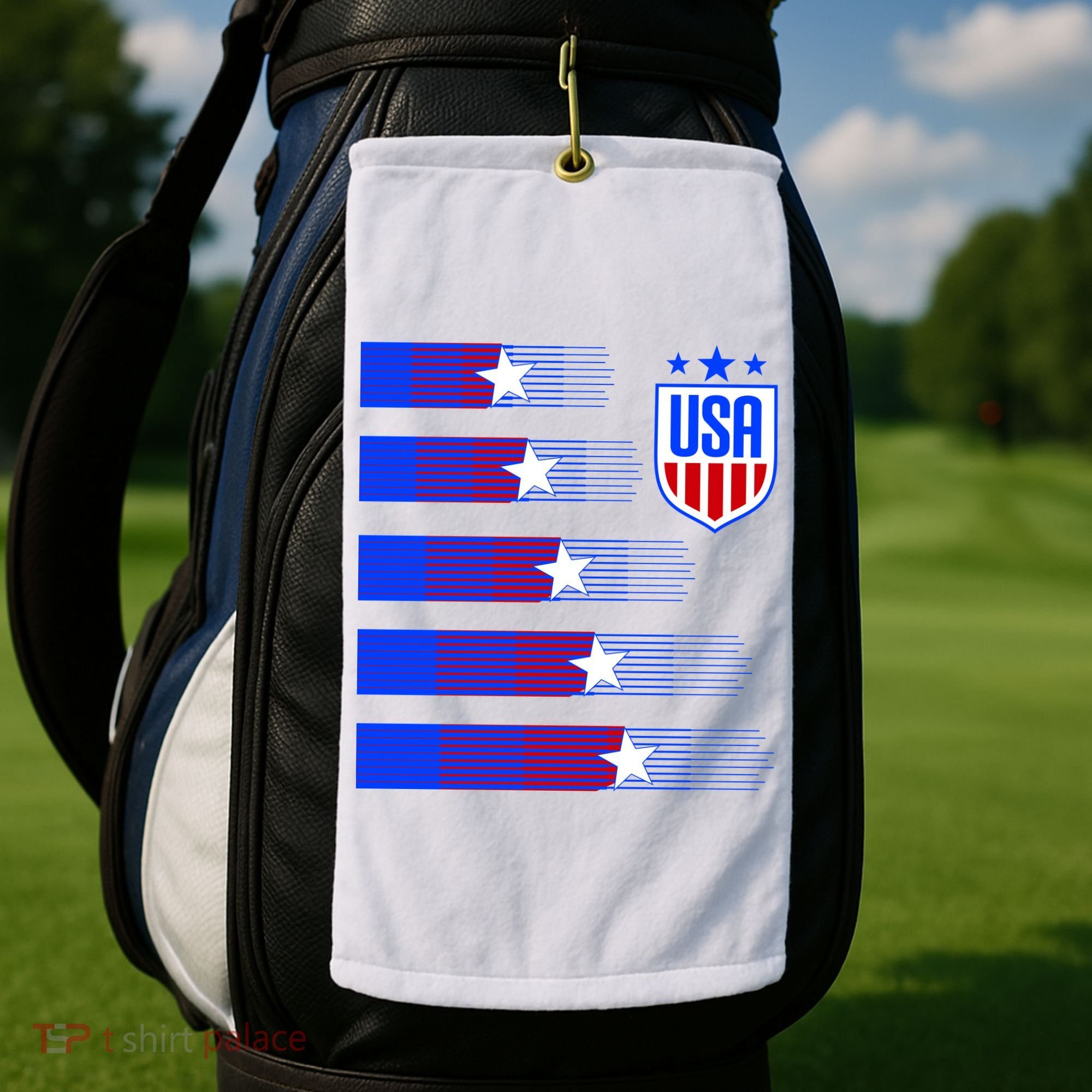 USA Soccer American Team Jersey Golf Towel