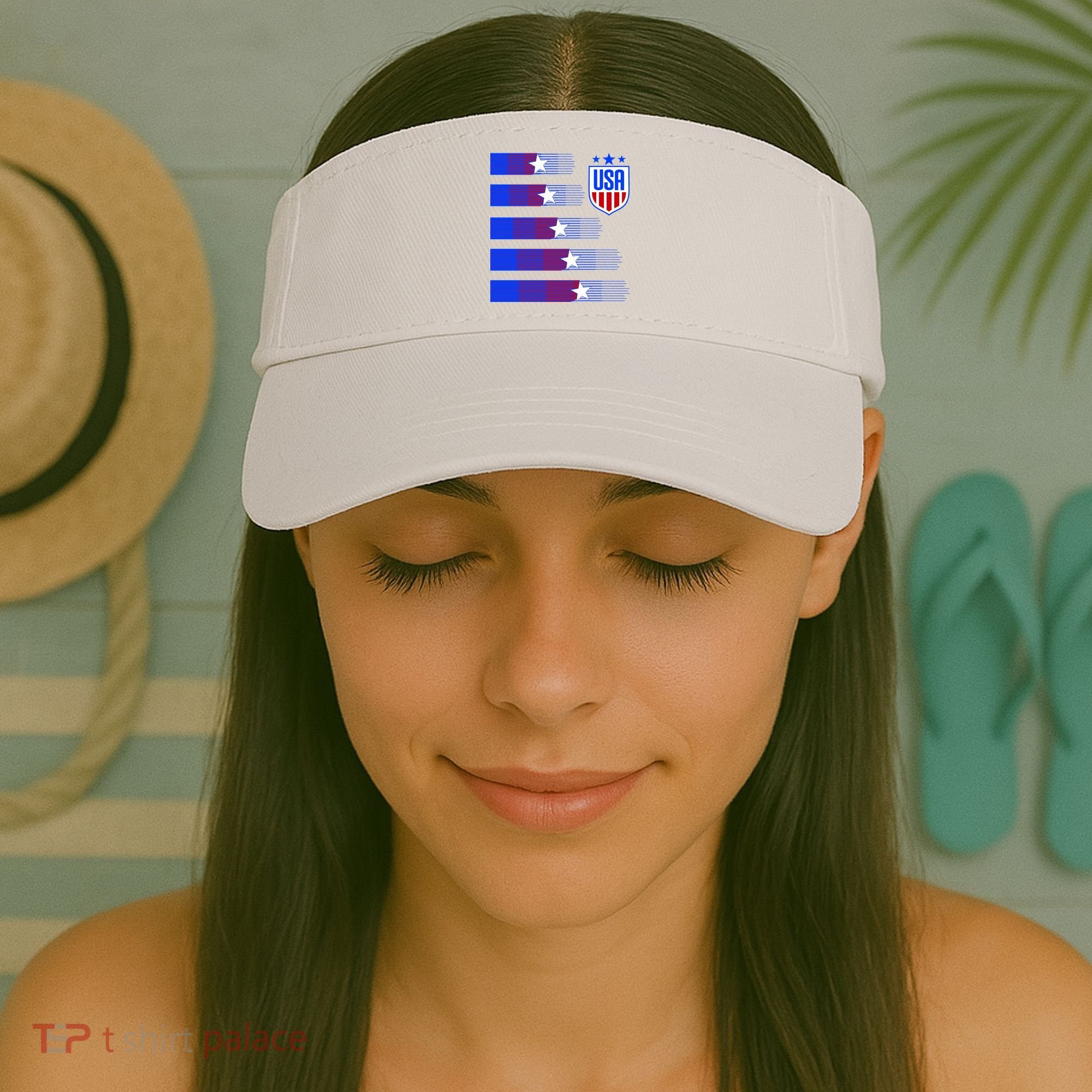 USA Soccer American Team Jersey Visor