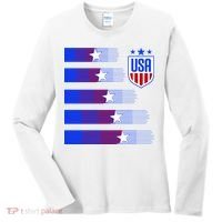 USA Soccer American Team Jersey Women's Long Sleeve Shirt thumb 0