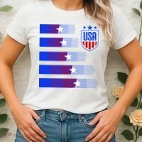 USA Soccer American Team Jersey Women's T-Shirt thumb 2
