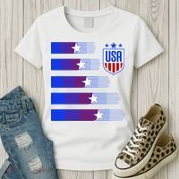 USA Soccer American Team Jersey Women's T-Shirt thumb 3