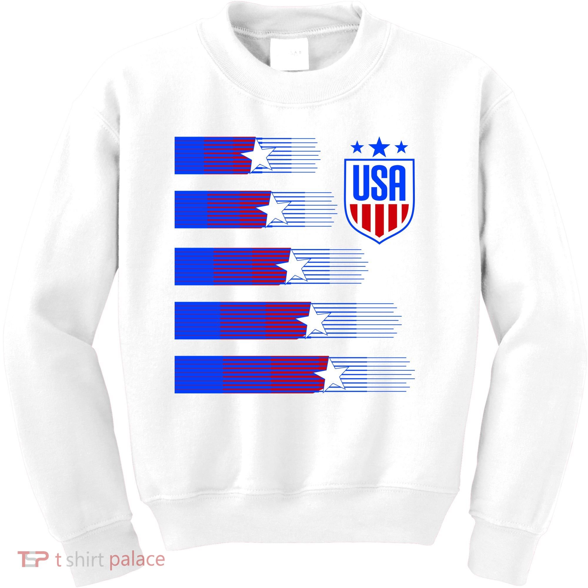 USA Soccer American Team Jersey Kids Sweatshirt
